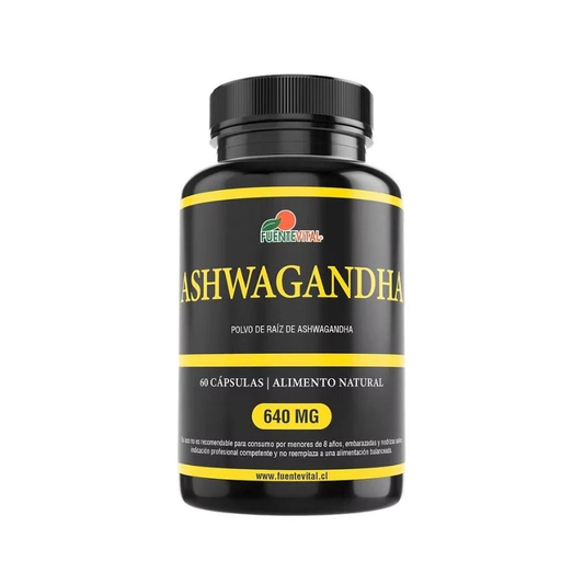 Ashwagandha 640 mg – 60 Cápsulas | FuenteVital