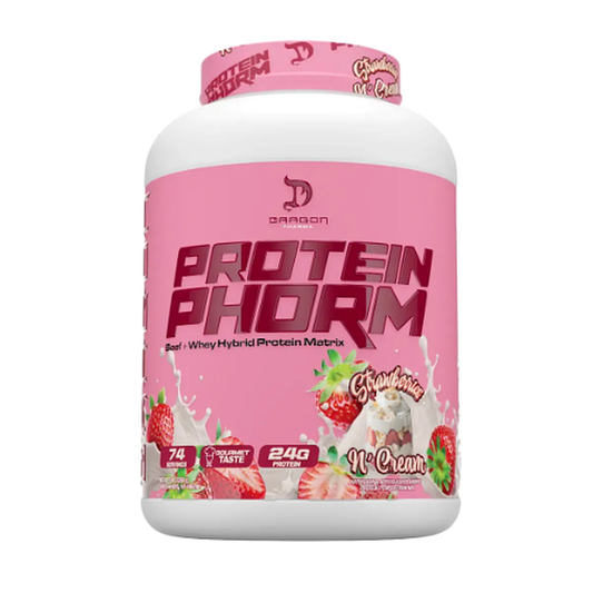 Dragon Pharma Protein Phorm 5lb - 74 Porciones Strawberry & Cream